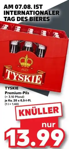Kaufland TYSKIE Premium-Pils Angebot