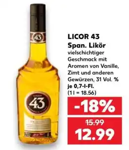 Kaufland LICOR 43 Angebot