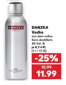 Kaufland DANZKA Vodka Angebot