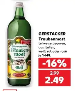 Kaufland GERSTACKER Traubenmost Angebot