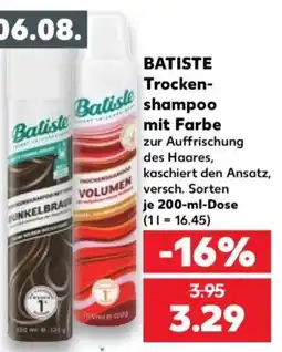 Kaufland BATISTE Trocken-shampoo mit Farbe Angebot