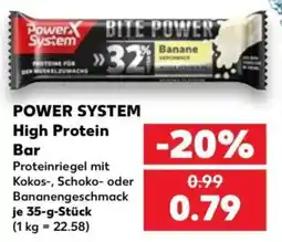 Kaufland POWER SYSTEM High Protein Bar Angebot