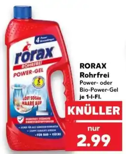 Kaufland RORAX Rohrfrei Power-Gel Angebot