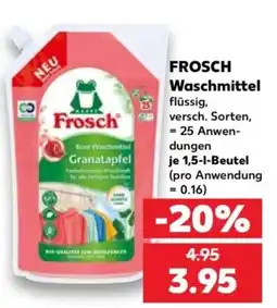 Kaufland Frosch Waschmittel Angebot