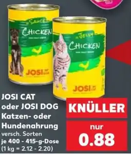 Kaufland JOSI CAT oder JOSI DOG Angebot