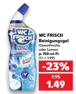 Kaufland WC FRISCH Reinigungsgel Angebot