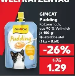 Kaufland GimCat Pudding Katzensnack Angebot