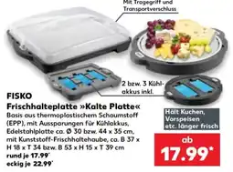 Kaufland FISKO Frischhalteplatte »Kalte Platte« Angebot