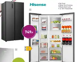 Möbel Martin Hisense Side-by-Side Standkühlschrank Angebot