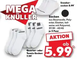 Kaufland Sneaker-Socken adidas Angebot