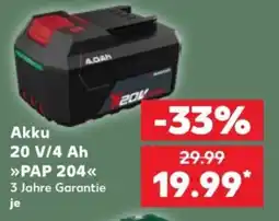 Kaufland Akku 20 V/4 Ah »PAP 204« Angebot