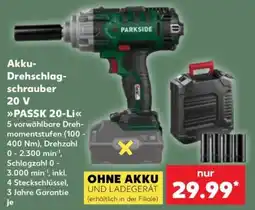 Kaufland Akku-Drehschlagschrauber 20 V »PASSK 20-Li« Angebot