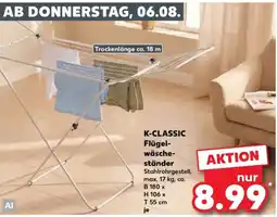 Kaufland K-CLASSIC Flügel-wäsche-ständer Angebot