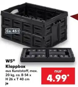 Kaufland W5® Klappbox Angebot