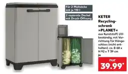 Kaufland KETER Recycling-schrank »PLANET« Angebot