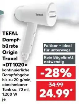 Kaufland TEFAL Dampfbürste Origin Travel Angebot
