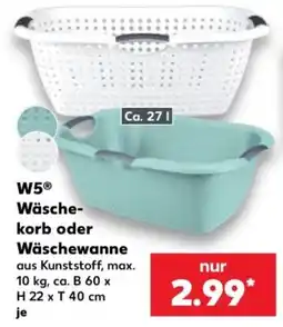 Kaufland W5® Wäschekorb oder Wäschewanne Angebot