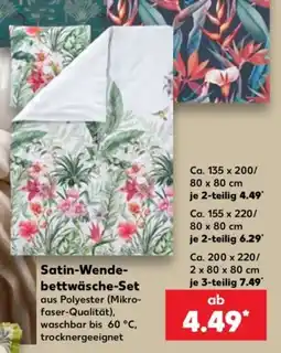 Kaufland Livarno Satin-Wendebettwäsche-Set Angebot