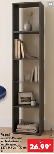 Kaufland Regal aus MDF-Material, mit Melaminharz-beschichtung Angebot
