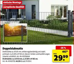 Hagebau Doppelstabmatte Angebot