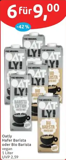 Budni Oatly Hafer Barista oder Bio Barista Angebot