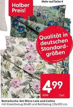 Rusta Bettwäsche-Set Micro Lola und Celine Angebot