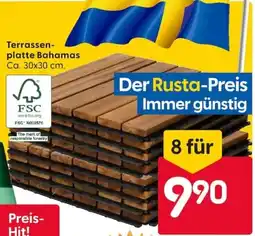 Rusta Terrassenplatte Bahamas Angebot