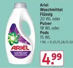 Rossmann Ariel Waschmittel Angebot