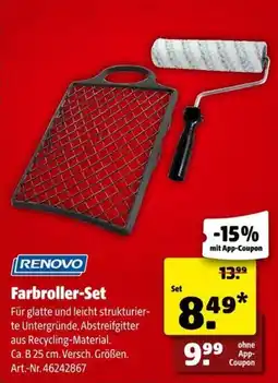 Hagebau RENOVO Farbroller-Set Angebot