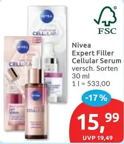 Budni Nivea Expert Filler Cellular Serum Angebot