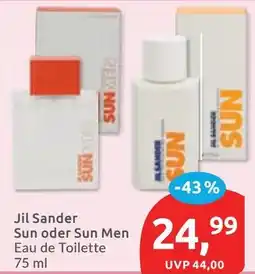 Budni Jil Sander Sun oder Sun Men Eau de Toilette Angebot