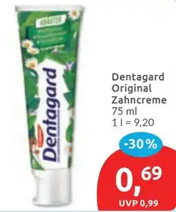 Budni Dentagard Original Zahncreme Angebot