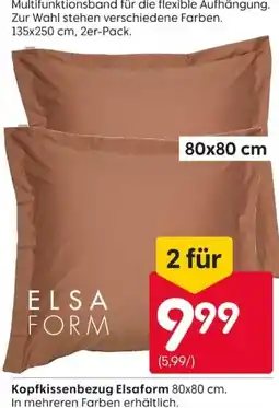 Rusta Kopfkissenbezug Elsaform Angebot