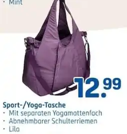 Rossmann Sport-/Yoga-Tasche Angebot