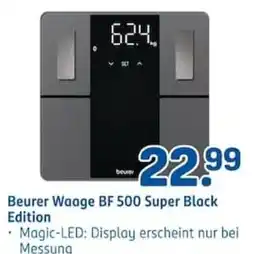 Rossmann Beurer Waage BF 500 Super Black Edition Angebot