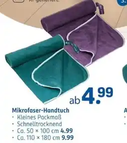 Rossmann Mikrofaser-Handtuch Angebot