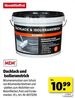 Hagebau MEM Dachlack und Isolieranstrich Angebot