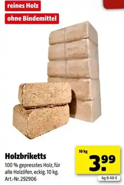 Hagebau Holzbriketts Angebot