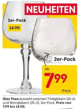 Rusta Glas Thea Angebot