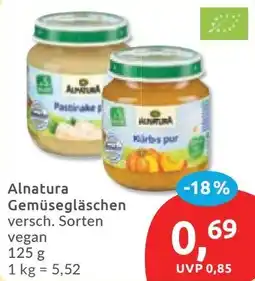Budni Alnatura Gemüsegläschen Angebot