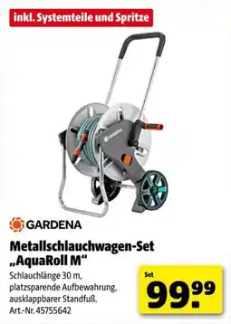 Hagebau GARDENA Metallschlauchwagen-Set „AquaRoll M“ Angebot
