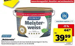 Hagebau RENODO Meister-weiss Angebot
