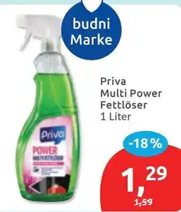 Budni Priva Multi Power Fettlöser Angebot