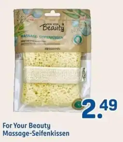Rossmann For Your Beauty Massage-Seifenkissen Angebot