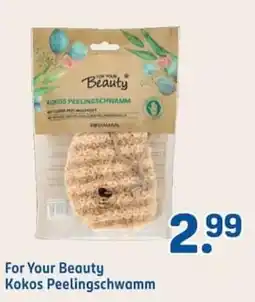 Rossmann For Your Beauty Kokos Peeling Schwamm Angebot