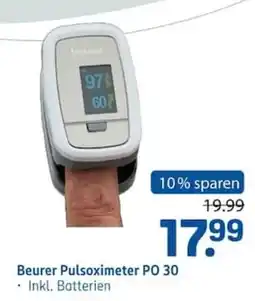 Rossmann Beurer Pulsoximeter PO 30 Angebot