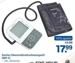 Rossmann Sanitas Oberarmblutdruckmessgerät SBM 41 Angebot