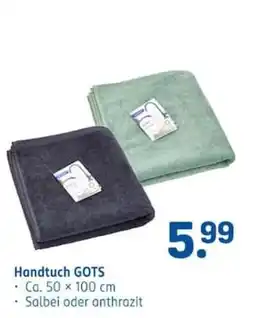 Rossmann Handtuch GOTS Angebot