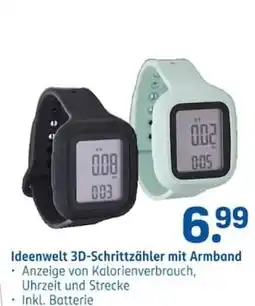 Rossmann Ideenwelt 3D-Schrittzähler mit Armband Angebot