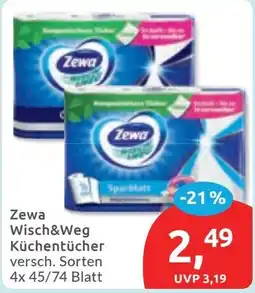 Budni Zewa Wisch&Weg Küchentücher Angebot